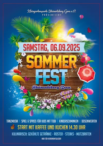 Plakat Sommerfest 2025