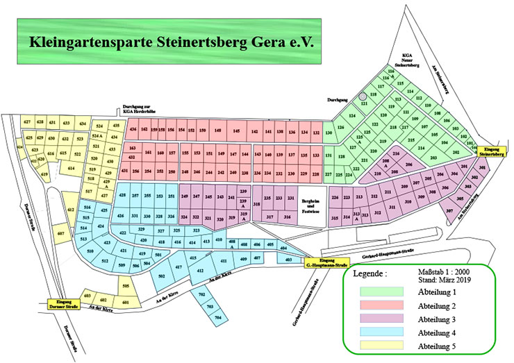 Lageplan Steinertsberg Gera